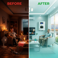 Süder Harmony 6000 Hybrid Solar Inverter — Before & After
