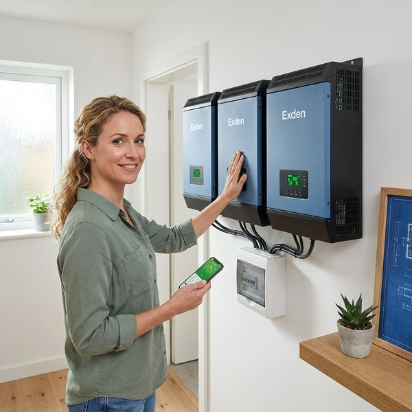 Solar Inverter System Engineered for Maximum Reliability, 9kW Power Output, Load Balancing, Battery Management