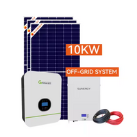 Smart Solar Kit Engineered for Home Energy Independence, 5.5kW Hybrid Inverter, 10kWh Battery, Grid Backup